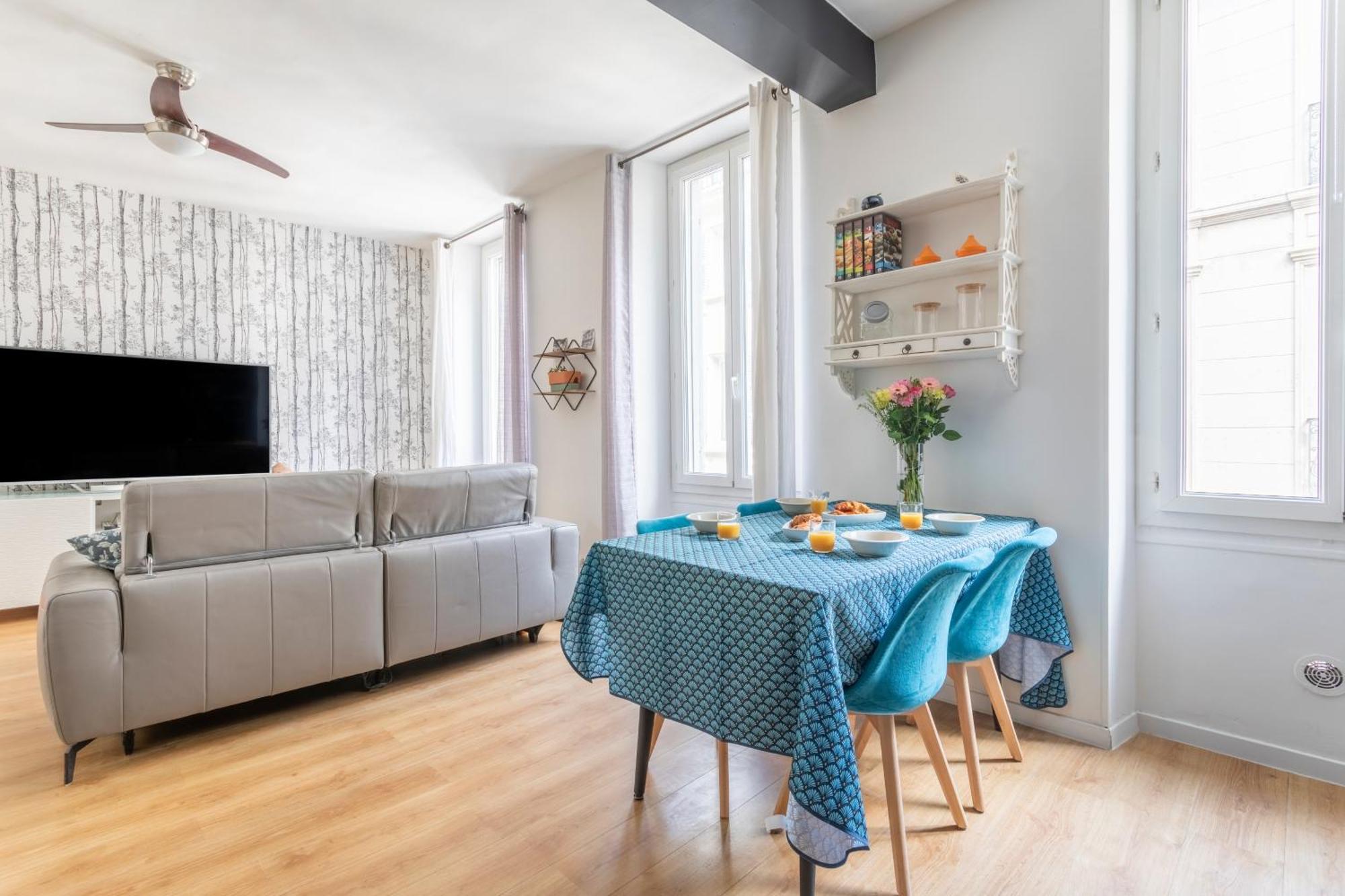 Appartamento T3 Cosy A Marseille, Proche Vieux-Port Et Gare Esterno foto