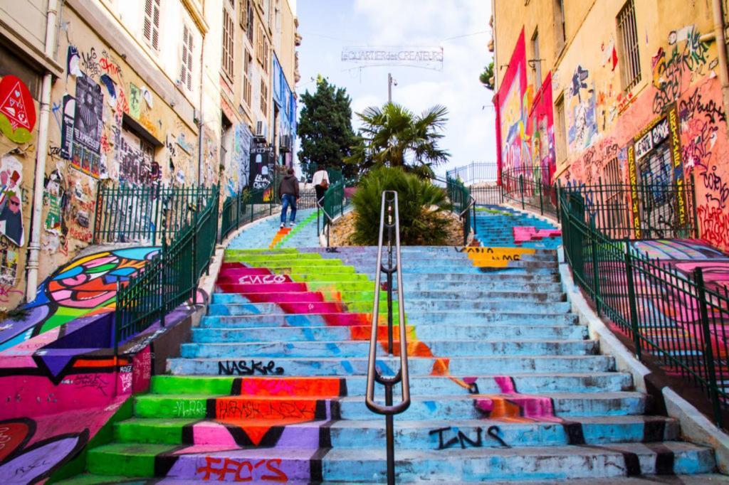 Appartamento T3 Cosy A Marseille, Proche Vieux-Port Et Gare Esterno foto